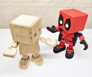 Easy Wood Block Figurines