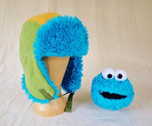 Cookie Monster Fur Hat