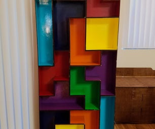 Modular Laser Cut Tetris Shelves