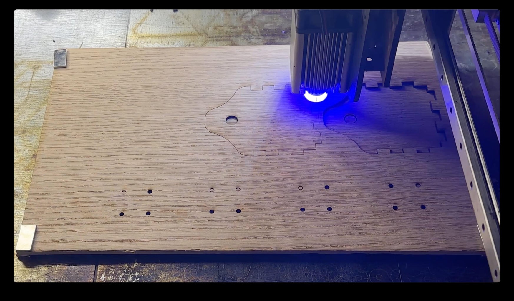 Laser-cut and Polish the Tray Parts