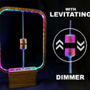 Wooden Desk Lamp With Levitating Dimmer / Color Changing LED
