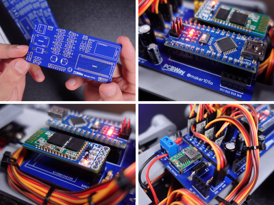 Arduino Nano Based Multiple Servo Motor Control Board