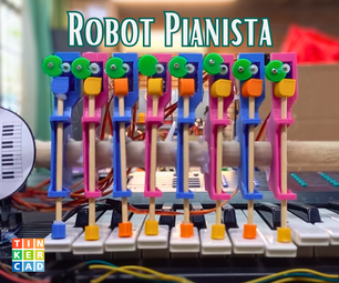 Robot Pianista: Cómo Crear Un Robot Que Toca El Piano Con Arduino, Servomotores E Impresión 3D (versión En Español)