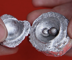 Creating a Molds From Aluminum Foil for Casting Lead or Tin