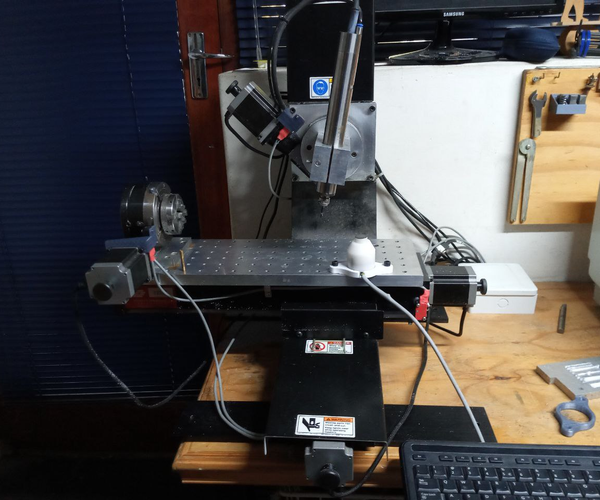 5-axis Minitech Mill Mach3 to LinuxCNC Conversion